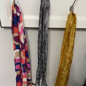Coach silk scarves